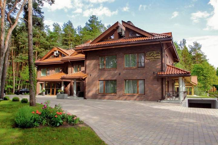 Hotel dla 5 osób, z sauna i widok oraz ogród w Litwa