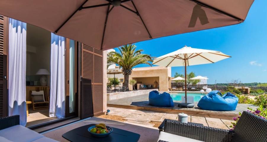 Location de vacances pour 3 personnes, avec Jardin à Ses Salines