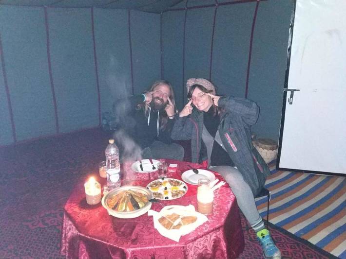 Chambre d’hôte pour 2 personnes, avec terrasse et jardin dans Merzouga