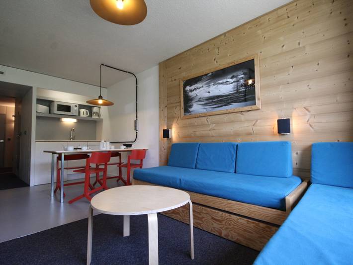Chalet pour 5 personnes, avec balcon dans Les Arcs