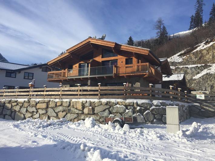Chalet voor 10 personen, with tuin and terras as well as sauna, met huisdier in Wald im Pinzgau