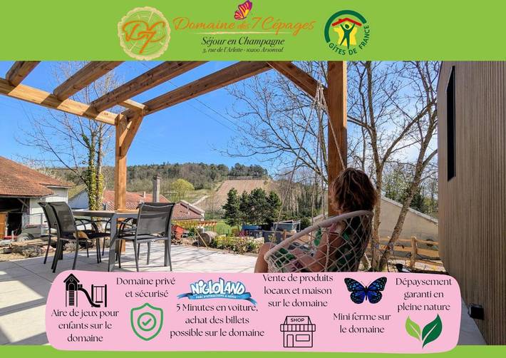 Maison de vacances pour 6 personnes, avec vue et jardin, animaux acceptés
