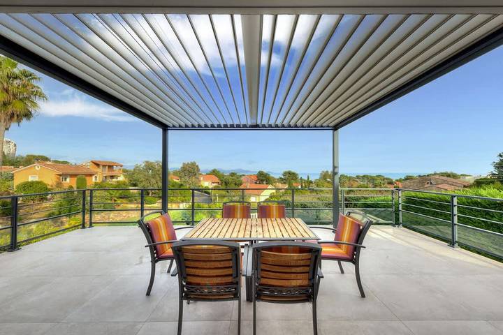 Ferienhaus für 7 Personen, mit Pool, mit Haustier