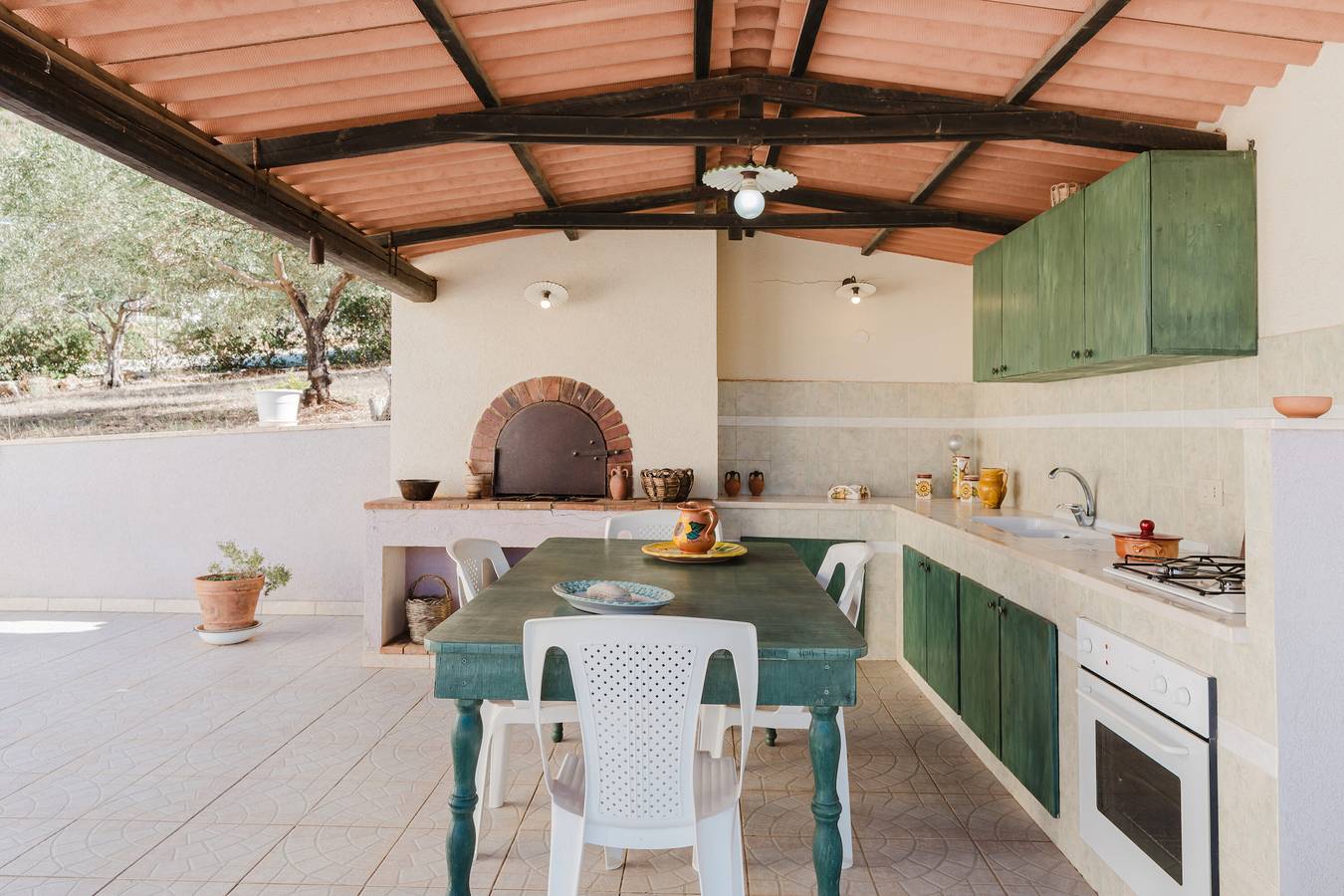 Villa 'Baronehome' con vistas a la montaña, jardín privado y aire acondicionado in Castellammare del Golfo, Provincia de Trapani