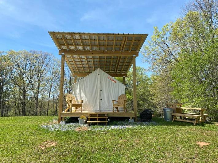 Camping für 4 Personen, mit Haustier in North Carolina