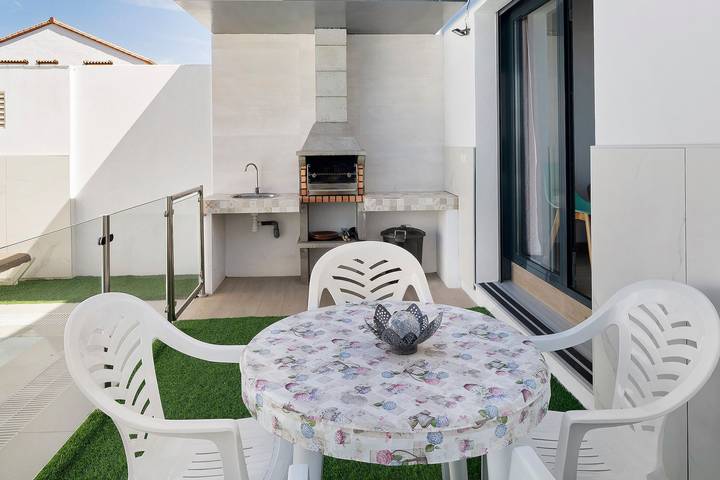 Ferienhaus Casas Las Arenas 2 mit privatem Salzwasserpool, WLAN und Klimaanlage in Conil de la Frontera, Costa de la Luz