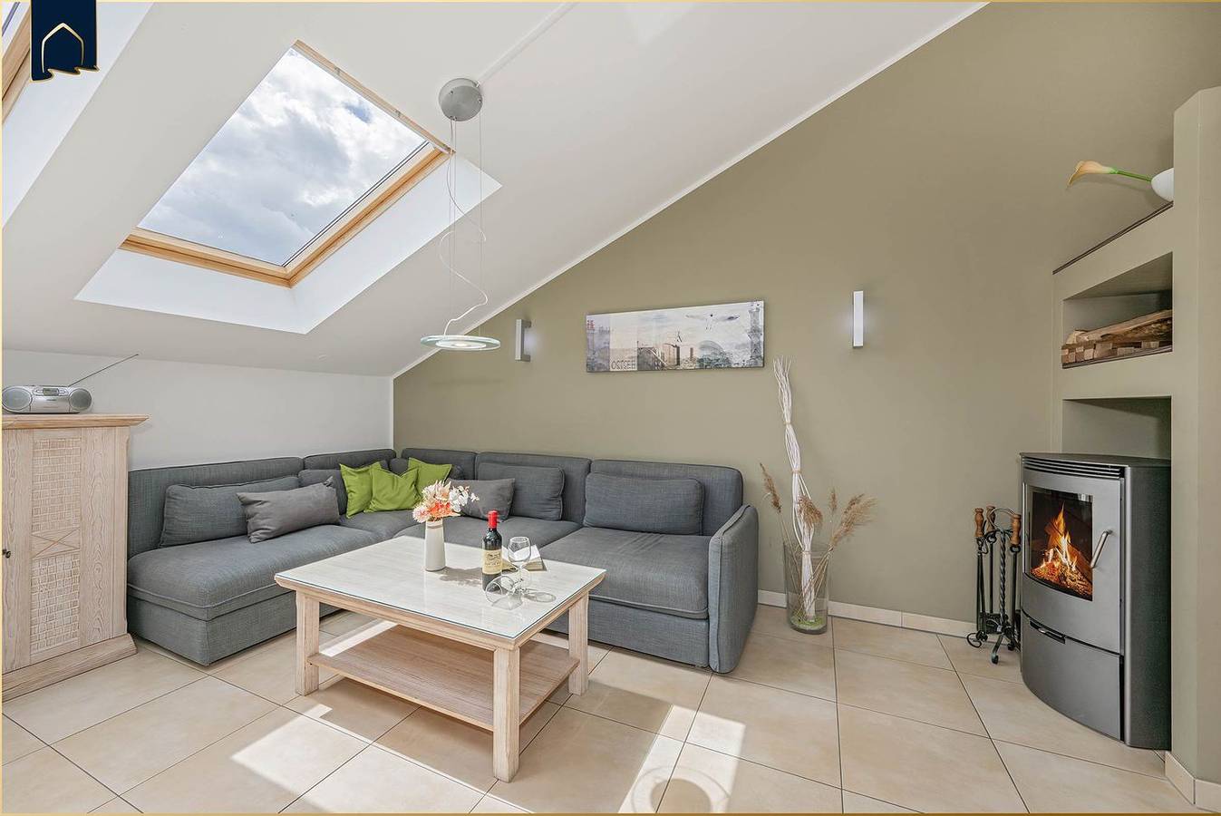 Apartamento entero, Gemütliche Ferienwohnung in Zinnowitz mit Balkon und Kamin nahe Strand & Stadt in Zinnowitz, Usedomer Norden