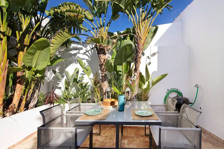 Ganze Wohnung, Apartment 'Estúdio Casa Do Limoeiro' mit Gemeinschaftsgarten, Wlan und Klimaanlage in Vila Nova de Cacela, Parque Natural da Ria Formosa