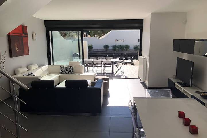 Maison de vacances pour 10 personnes, avec balcon, animaux acceptés dans Port Camargue