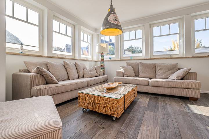 Ferienhaus für 6 Personen, mit Terrasse und Garten sowie Sauna und Ausblick
