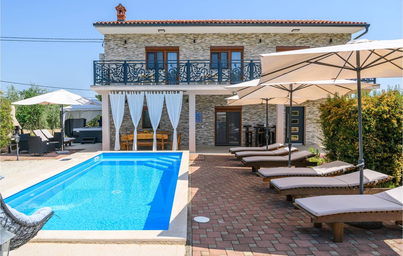 Ferienhaus für 8 Personen mit Terrasse in Marčana, Südküste Istrien