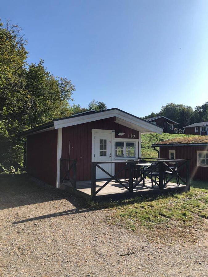 Camping für 5 Personen, mit Terrasse und Garten sowie Ausblick in Mittelschweden