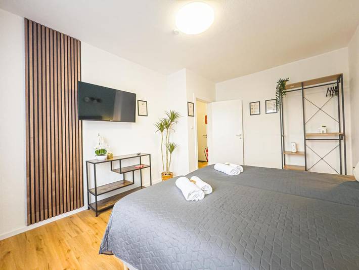 Ferienwohnung für 4 Personen, mit Ausblick und Balkon, kinderfreundlich in Neustadt Bremen