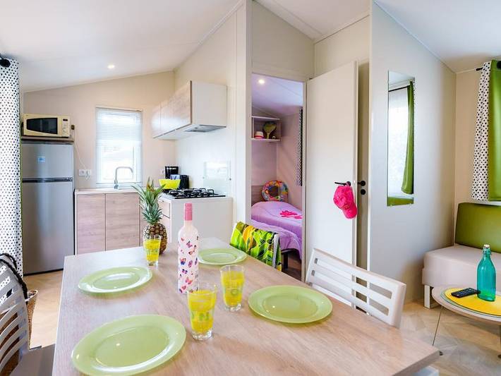 Camping du Vieux Château - Mobilheim 4 personen - Eskapade in Saint-Michel-Chef-Chef, Côte de Jade