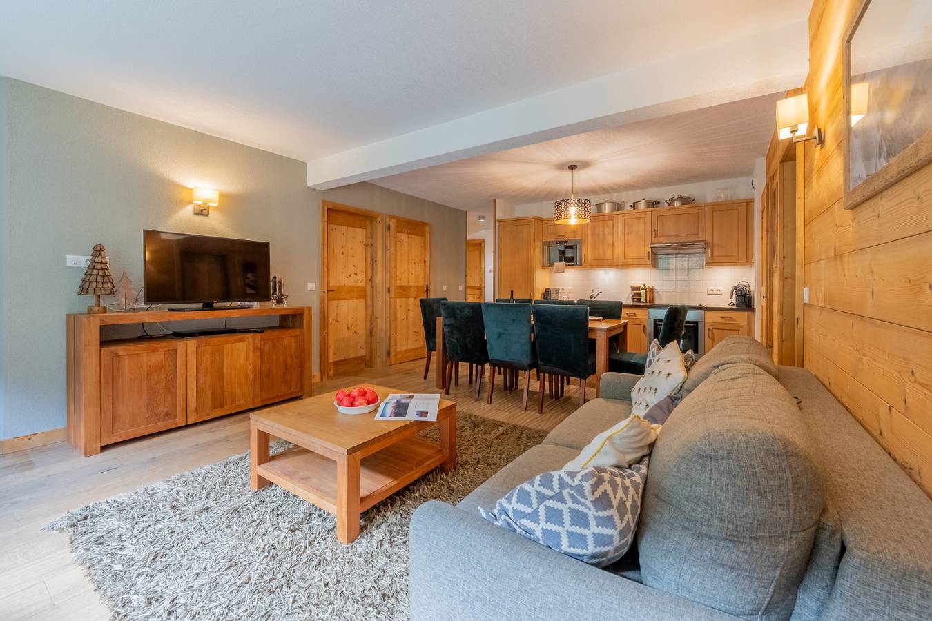 Apartamento entero, L'Ours Bleu B13 - Ski In Ski Out in Vallorcine, Macizo del Mont Blanc
