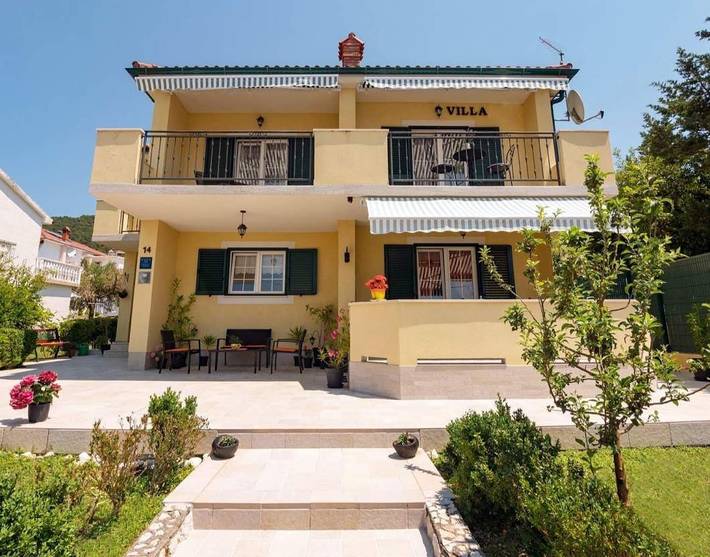 Ferienhaus mit Meerblick für 6 Personen, mit Balkon/Terrasse, mit Haustier in Barbat na Rabu - 4