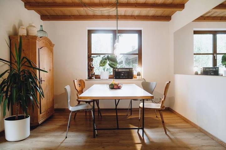 Ferienwohnung für 8 Personen, mit Garten und Terrasse, mit Haustier am Eibsee