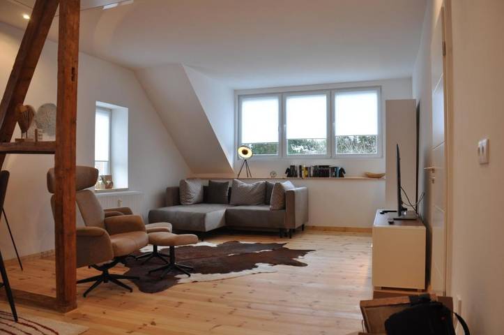 Ferienwohnung für 6 Personen, mit Garten und Ausblick in Haan