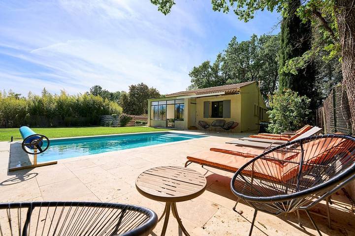 Villa climatisée au coeur de la Provence, piscine, pour 8 pers,au calme absolu in Velleron, Parc naturel régional du Mont-Ventoux
