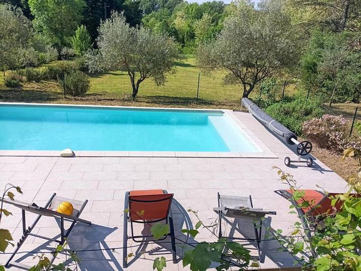 Gîte pour 4 personnes, avec jardin ainsi que vue et piscine à Saint-Julien-de-Cassagnas - 2