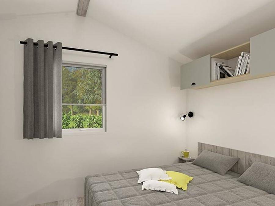 Camping Paradis Mer d'Iroise - Mobilhome 6 personnes - Santa Fe - Tv in Plomodiern, Région de Châteaulin