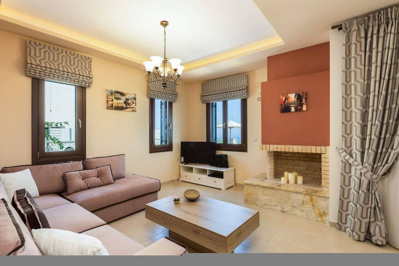 Family Villa w/Private Pool, Bbq area and Sea View in Mesi, Rethymno e dintorni