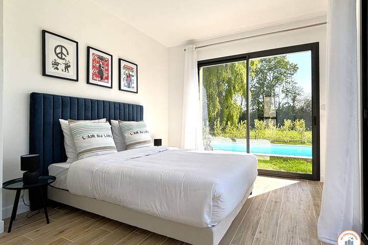 Villa pour 10 personnes, avec piscine ainsi que jardin et terrasse en Normandie - 4