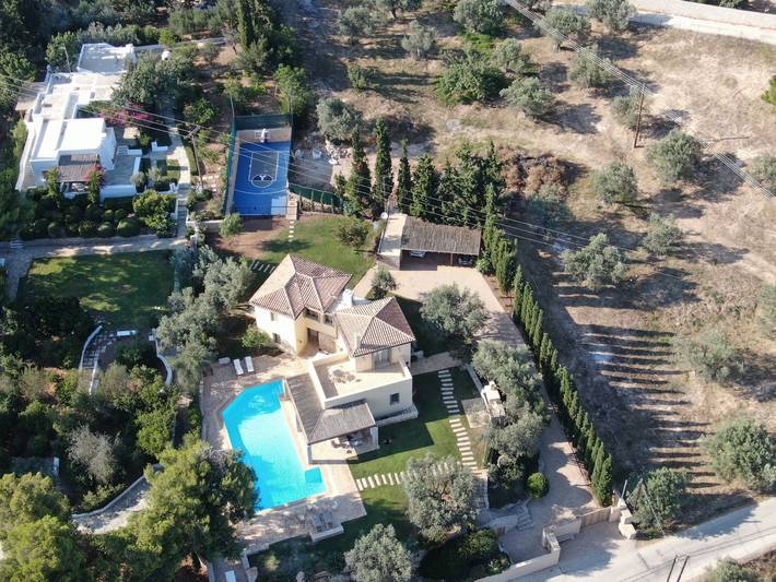 Willa dla 12 osób, z taras i basen w Porto Heli