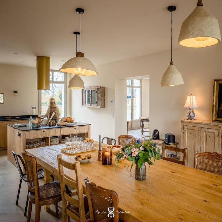 Location de vacances pour 15 personnes, avec vue sur le lac ainsi que jardin et vue à Rue (homonymie) - 2