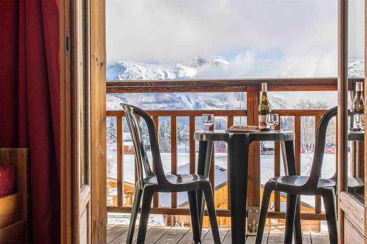 Appartement de vacances pour 7 personnes, avec sauna ainsi que piscine et balcon