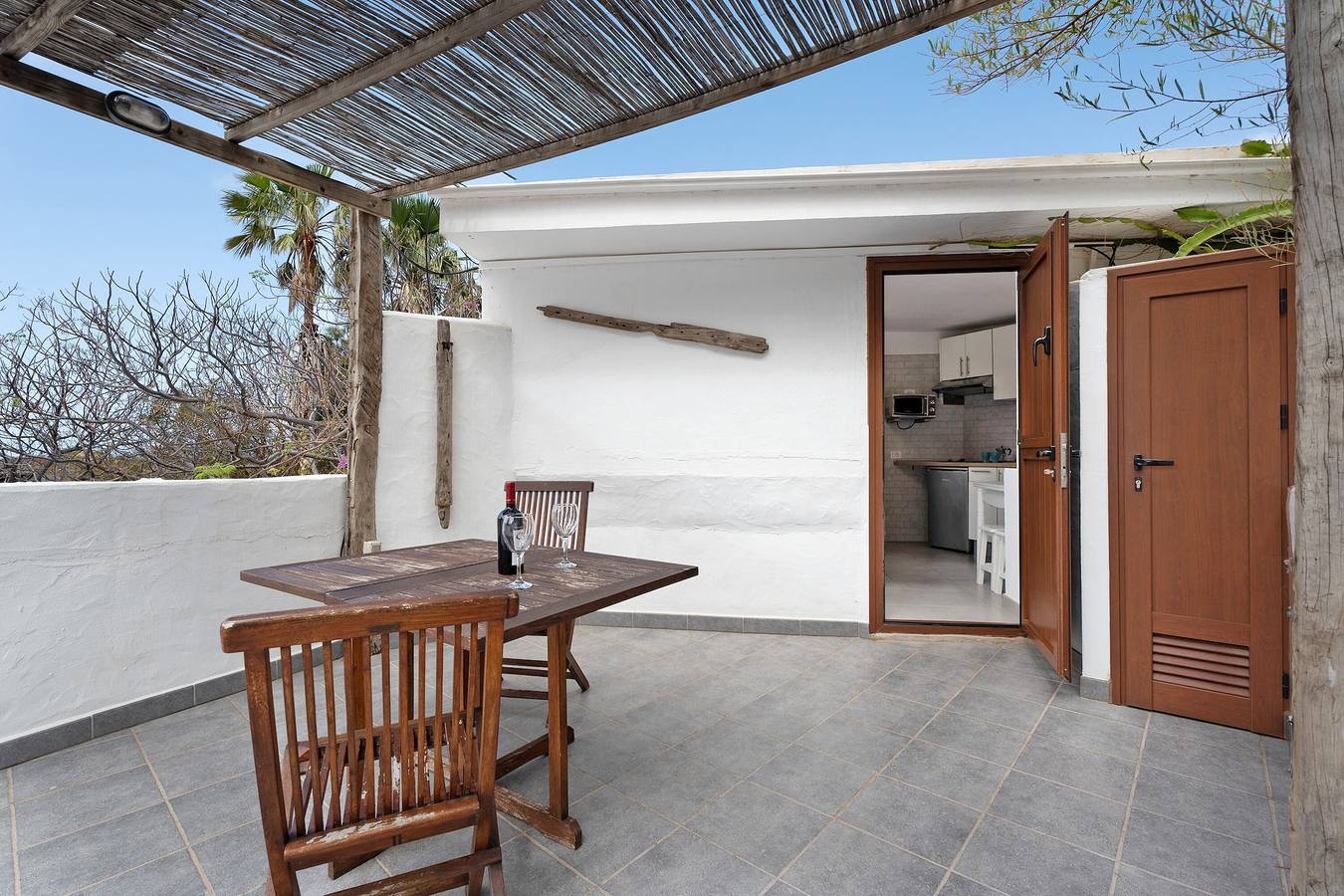 Appartement entier, Appartement 'Finca Wapa - Studio 1' avec vue sur la mer, Wi-Fi et climatisation in Las Puntas, Frontera