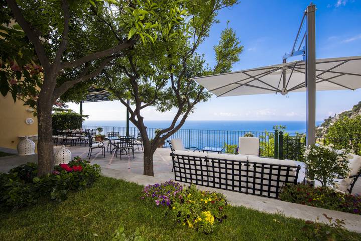 Villa Evia in Spiaggia Fornillo, Positano