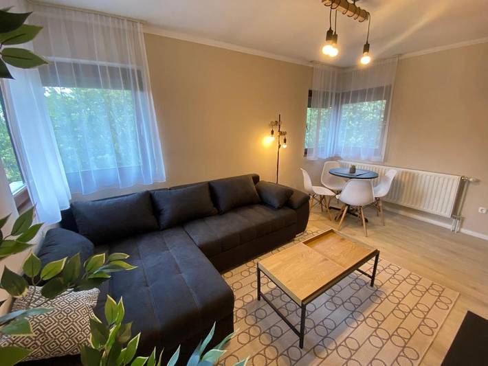 Aparthotel dla 4 osób, z ogród i taras oraz widok - 1