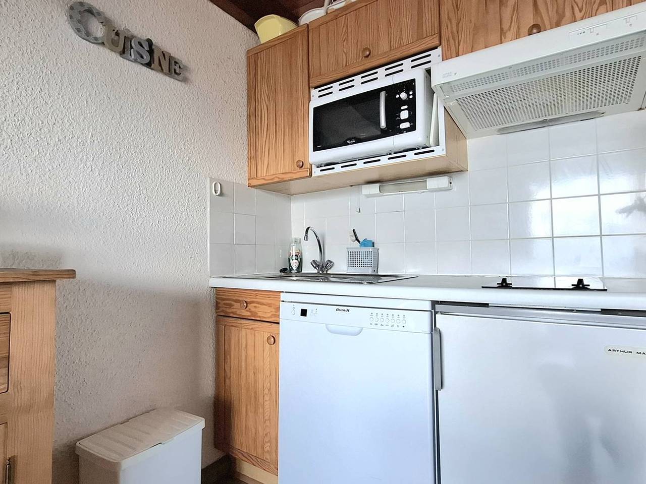Studio entier, Charmant T2 cabine 6 pers. avec balcon sud, parking privatif à Bolquère in Thuir, Côte méditerranéenne (France)
