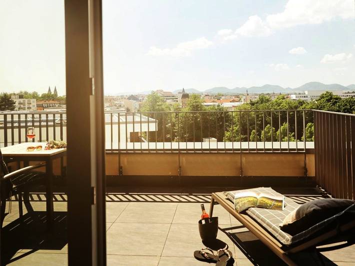 Hôtel pour 2 personnes, avec terrasse et vue, animaux acceptés dans Landau in der Pfalz - 2