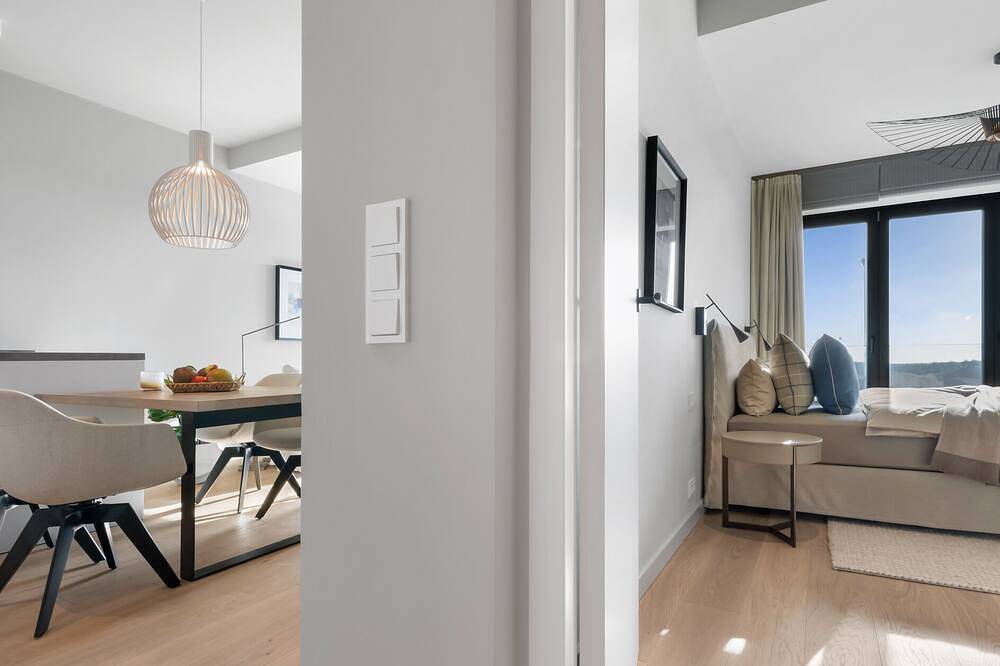 Ganze Wohnung, Harbourview Suite - Meerblick, Infrarotdusche, Ethanolkamin, Weinkühlschrank in List (Sylt), Sylt