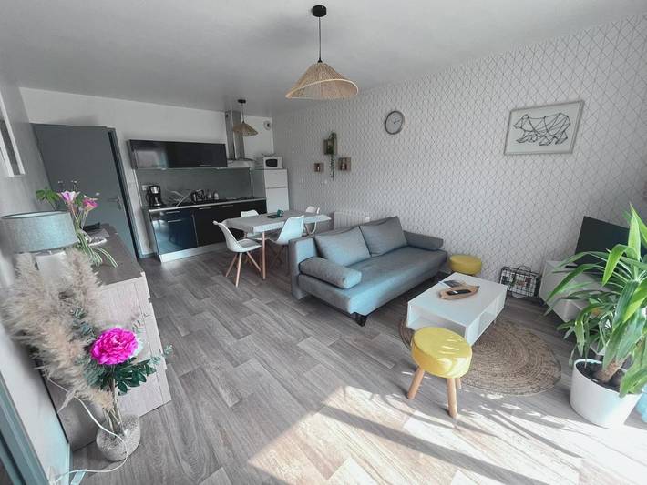 Appartement de vacances pour 4 personnes, avec jardin, animaux acceptés