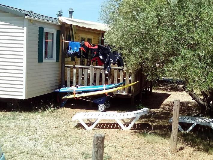 Camping Le Fun - Mobilheim 4 personen - Grünes Kap in Fitou, Mittelmeerküste (Frankreich)