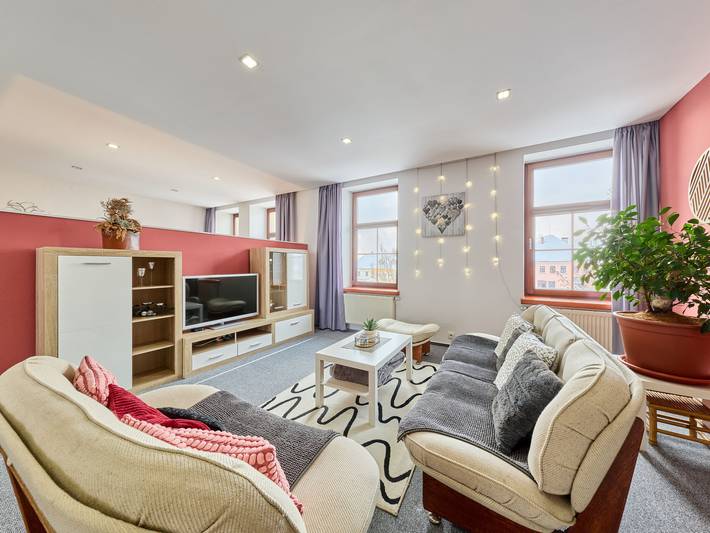 Ferienwohnung für 6 Personen, mit Terrasse und Garten