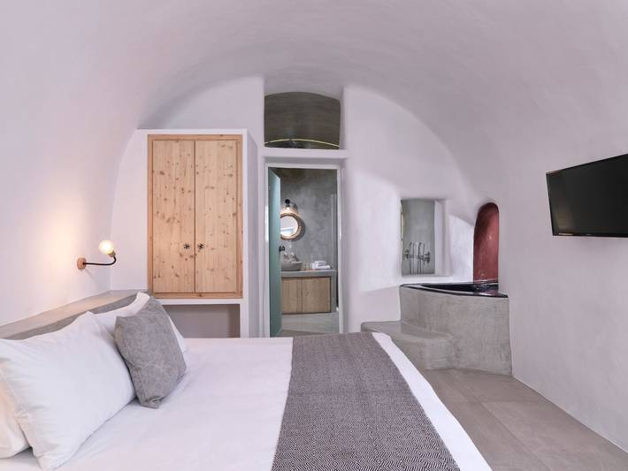 Villa pour 2 personnes, avec vue sur l’océan et balcon à Santorin - 4