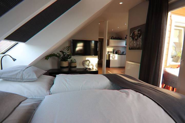 Ferienwohnung für 2 Personen, mit Balkon und Sauna in Timmel - 4