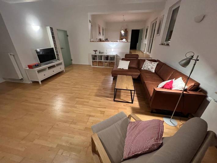 Ferienwohnung für 7 Personen, mit Terrasse und Garten sowie Ausblick in Oldenburg