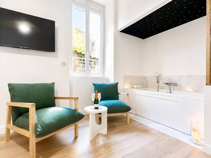Appartement de vacances pour 2 personnes, avec jacuzzi et sauna