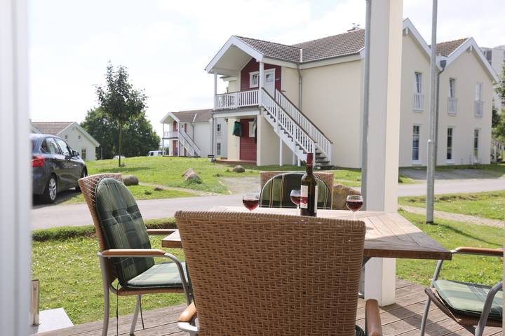 Ferienwohnung für 4 Personen, mit Sauna und Terrasse, kinderfreundlich in Hansa-Park