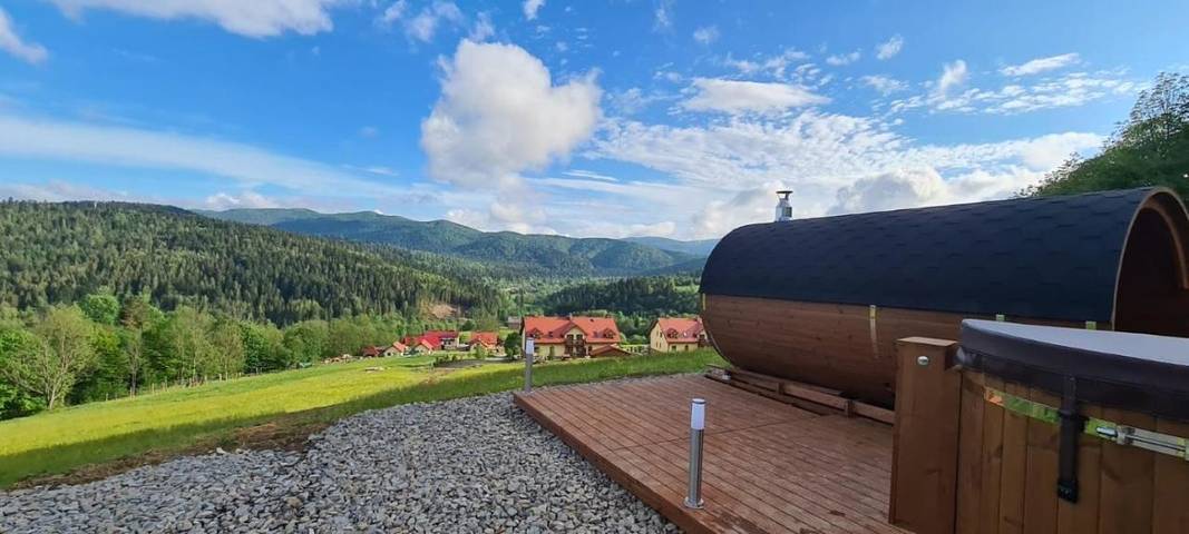 Bed & breakfast dla 2 osób, z Balkon i Taras oraz Jacuzzi i Ogród w Bieszczady