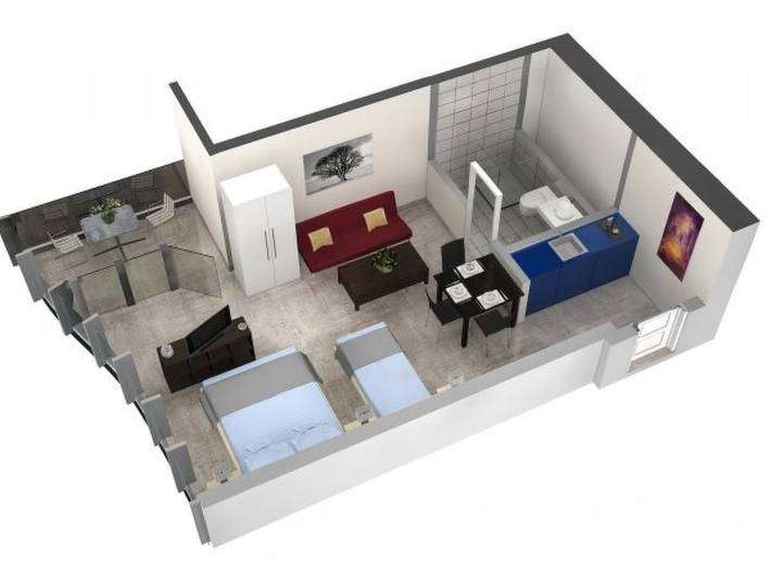 Ferienwohnung für 4 Personen, mit Balkon, mit Haustier in Luzern - 2