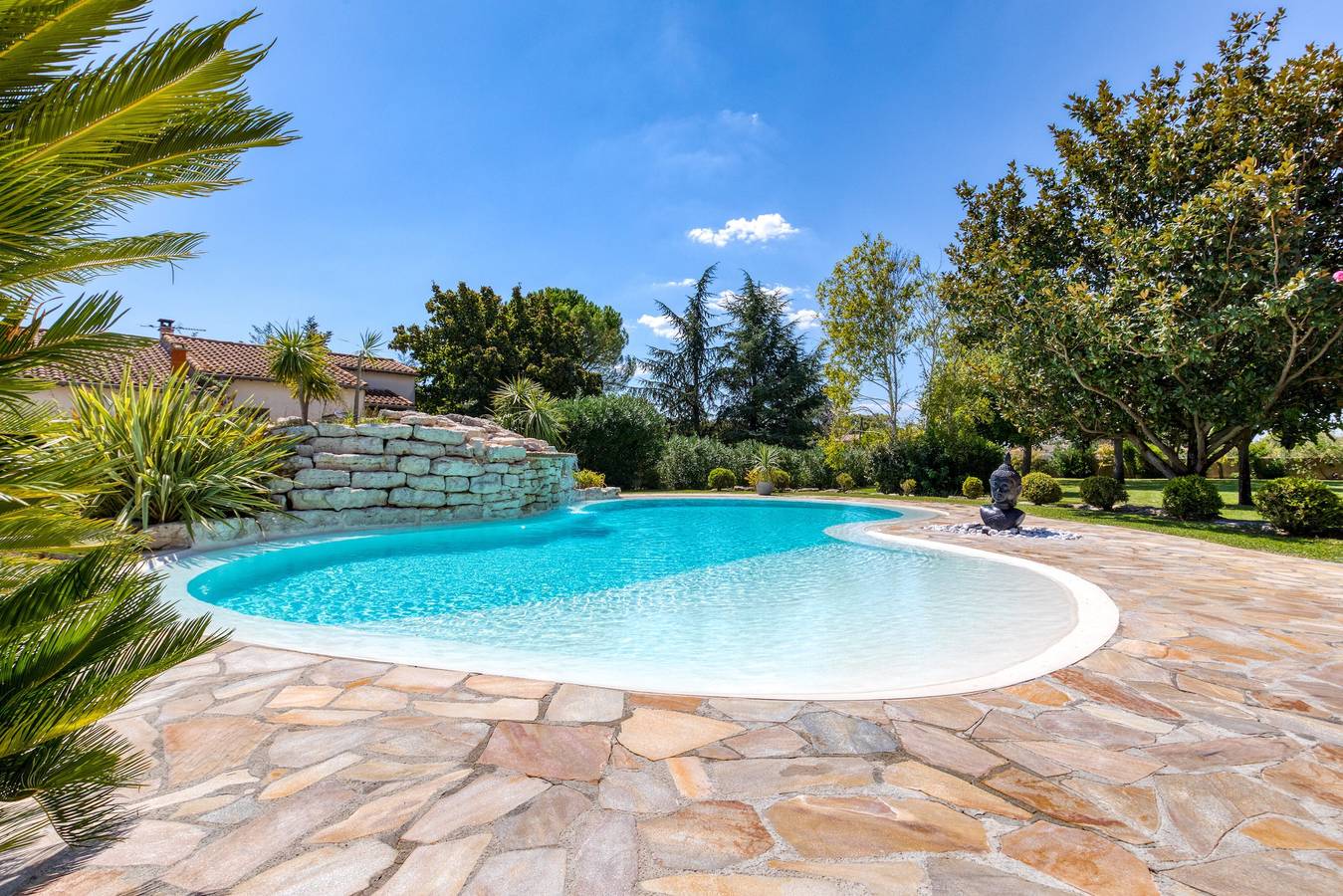 Landhaus 'L'évaroma' mit privatem Pool, Wlan und Klimaanlage in Campagne (Hérault), Mittelmeerküste (Frankreich)