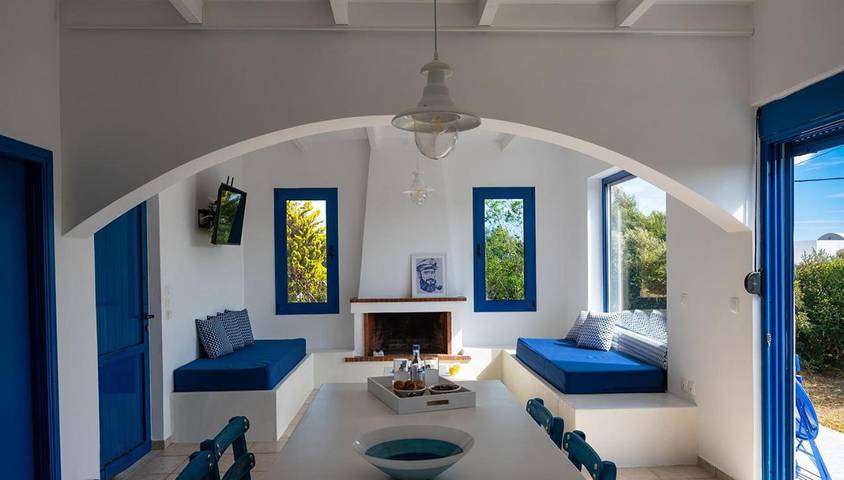 Ferienhaus für 5 Personen, mit Terrasse und Garten sowie Ausblick