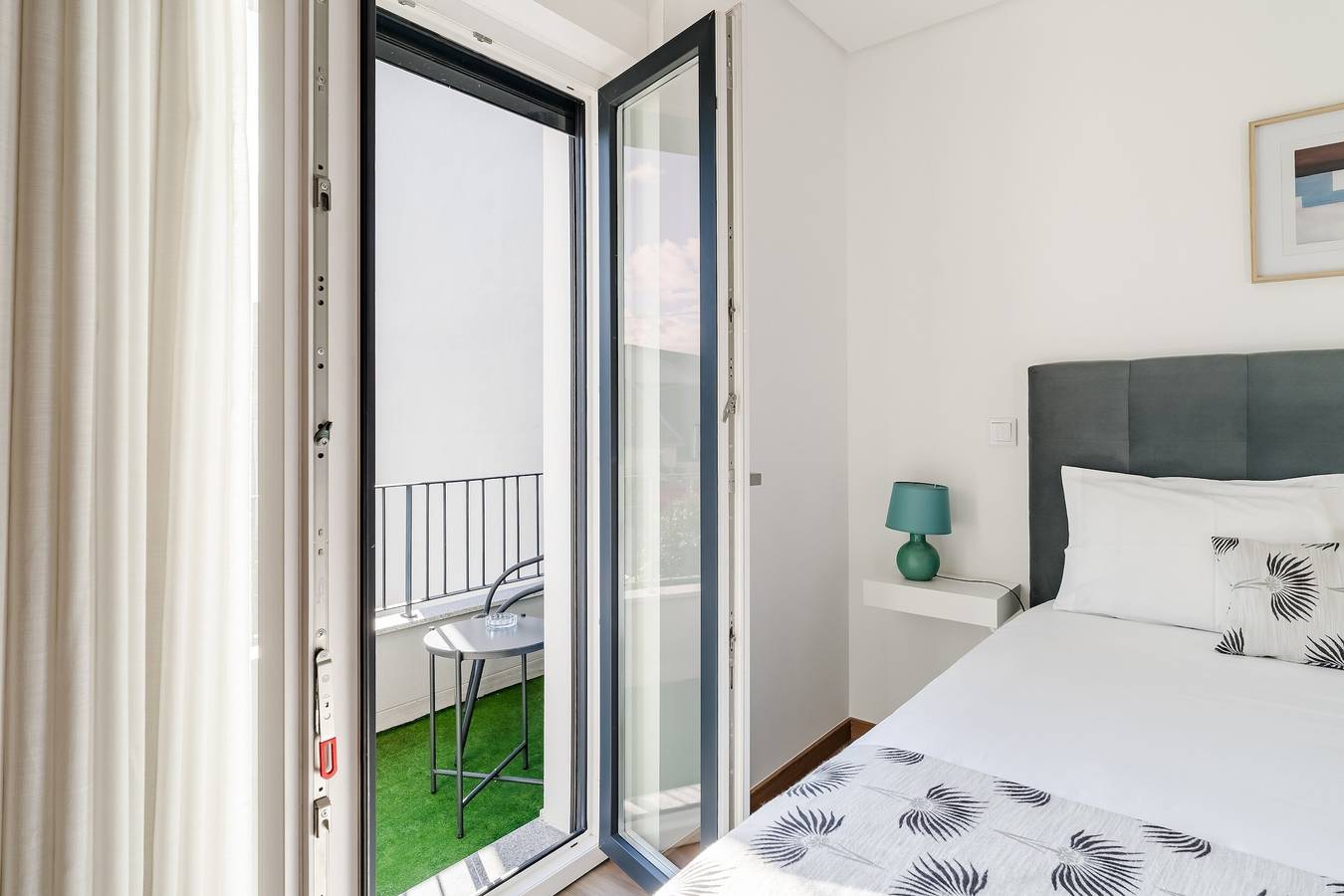 Zimmer 'Quarto 1' mit Gemeinschaftsgarten, Wlan und Klimaanlage in Braga, Braga Distrikt