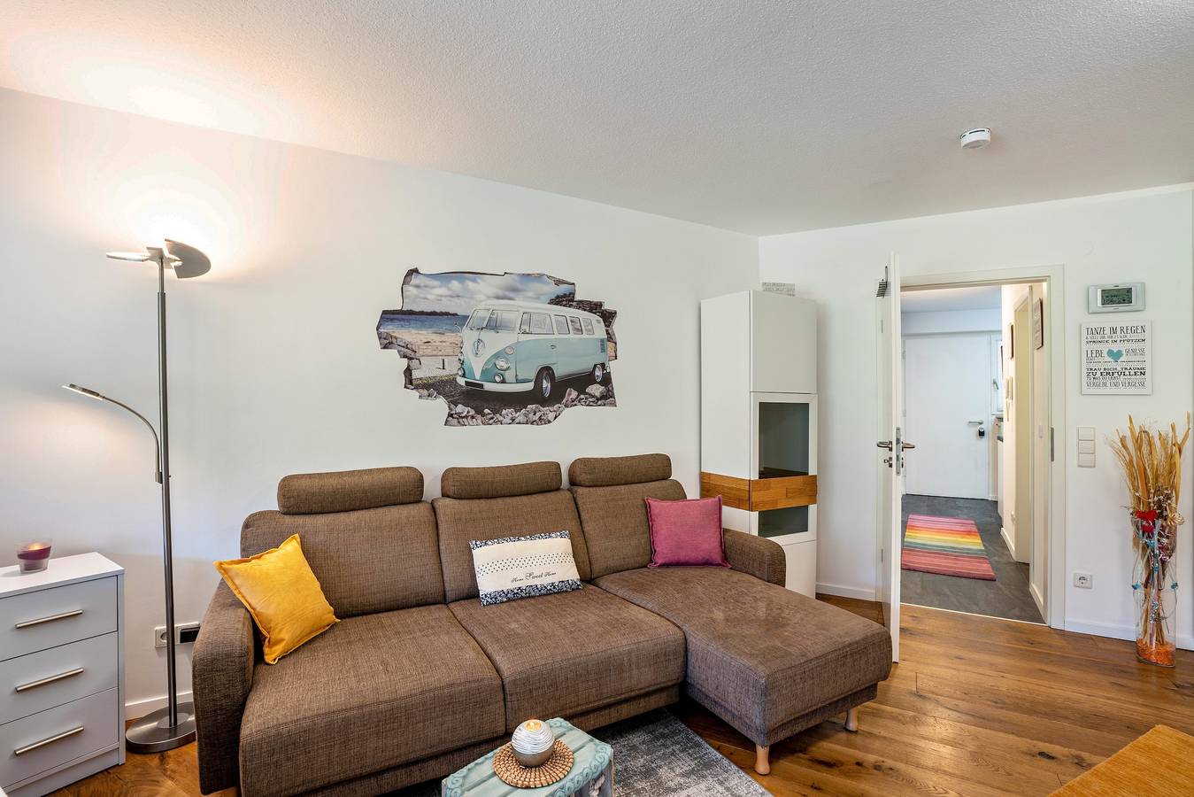 Gehele studio, Studio Appartement 'Zentrale Ferienwohnung Mit Balkon' met Uitzicht op de Bergen, Balkon en Wi-Fi in Bad Liebenzell, Noordelijk Zwarte Woud